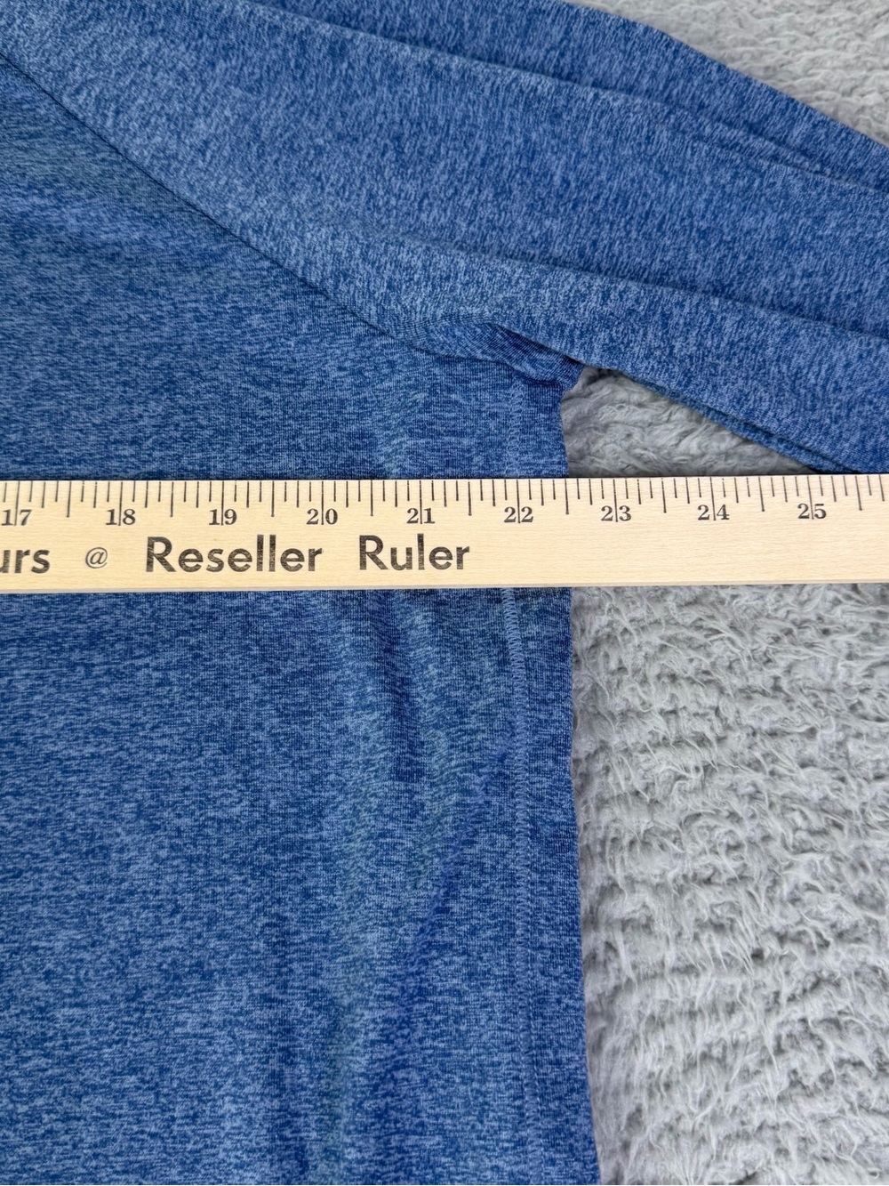 Athleta Uptempo Hoodie Sweatshirt Womens XL Blue Long Sleeve Athletic Relaxed - Picture 5 of 8